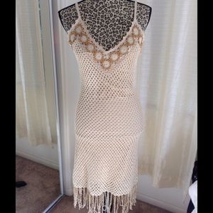 Crochet Beaded Fringe Dress